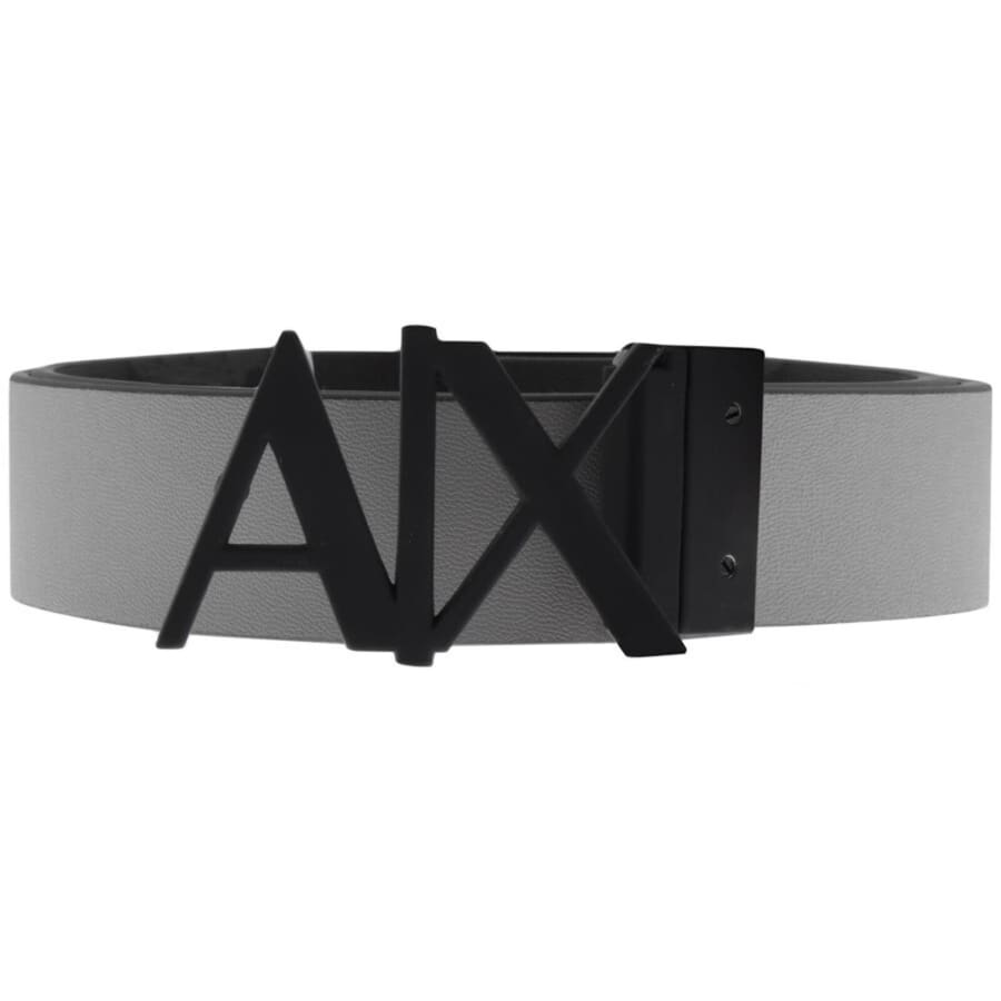 Image number 2 for Armani Exchange Reversible Belt Black