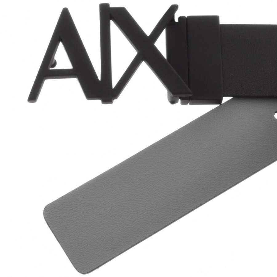 Image number 3 for Armani Exchange Reversible Belt Black