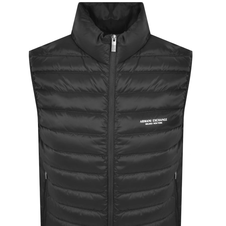 Image number 2 for Armani Exchange Down Gilet Black