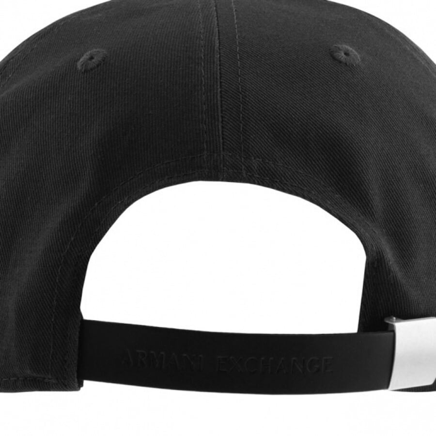 Image number 3 for Armani Exchange logo Baseball Cap Black
