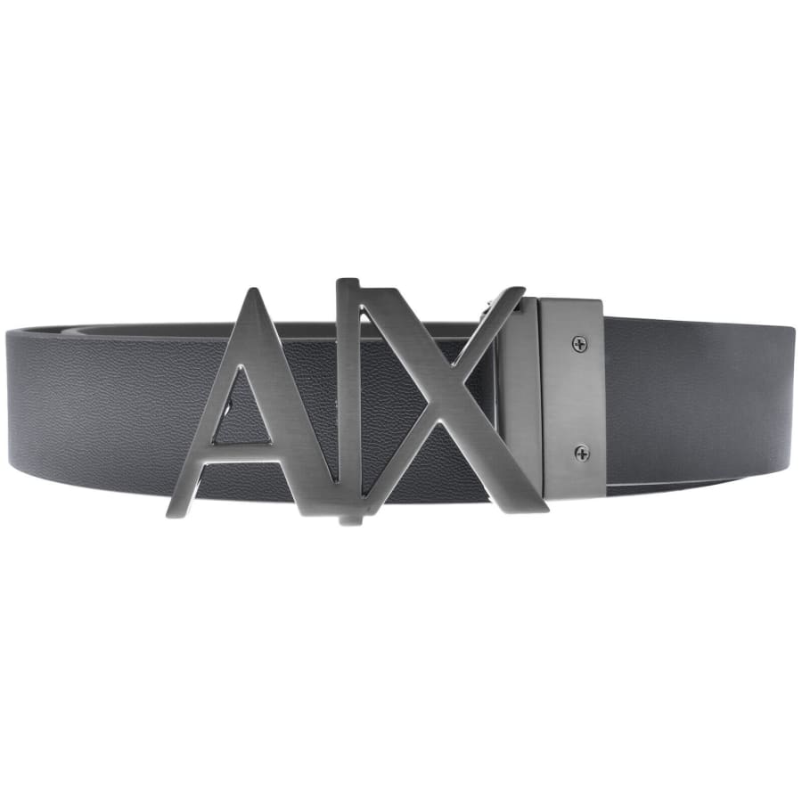 Image number 2 for Armani Exchange Reversible Belt Black