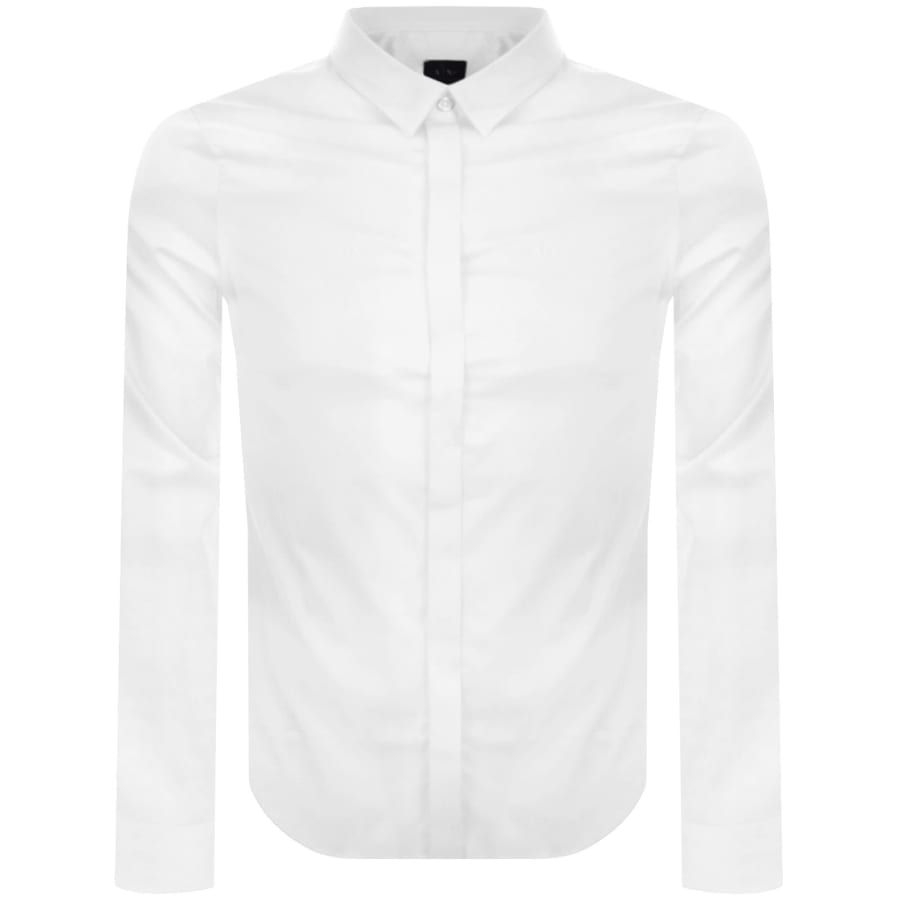 Image number 1 for Armani Exchange Slim Fit Shirt White