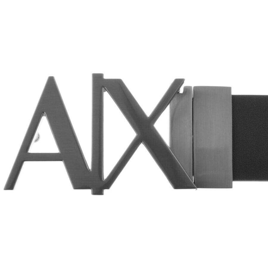Image number 3 for Armani Exchange Reversible Belt Black Brown