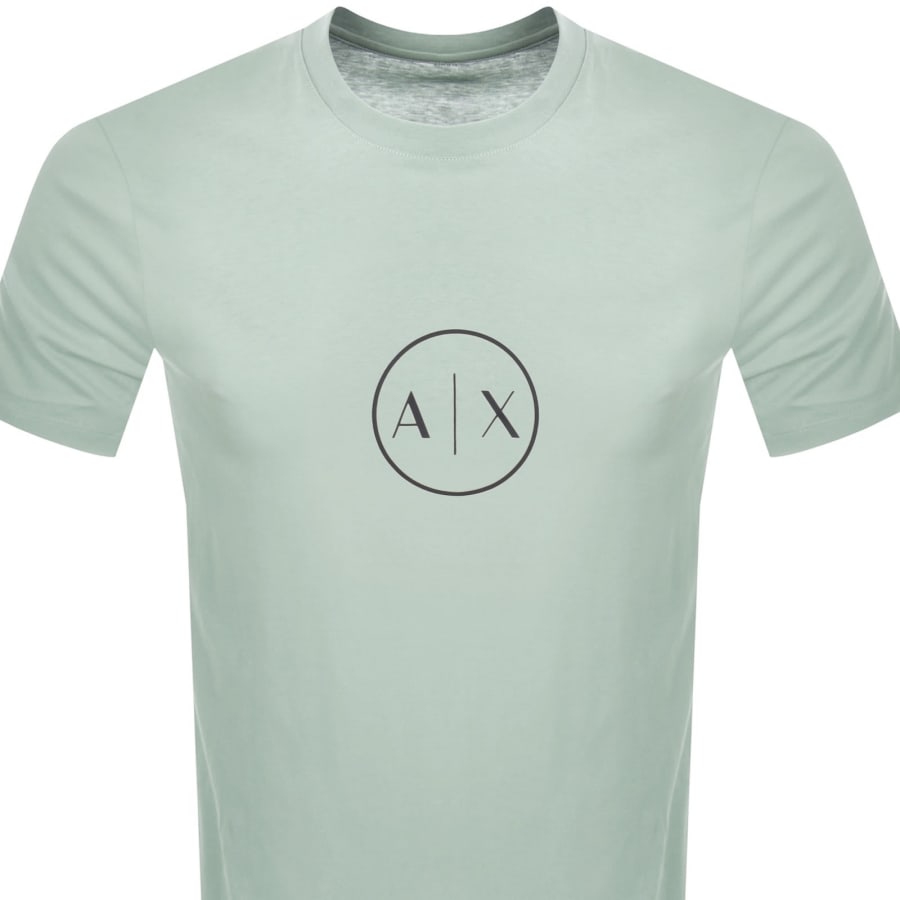 Image number 2 for Armani Exchange Regular Fit Logo T Shirt Green