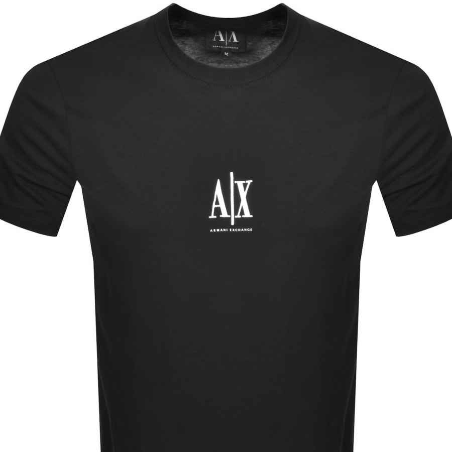 Image number 2 for Armani Exchange Logo T Shirt Black