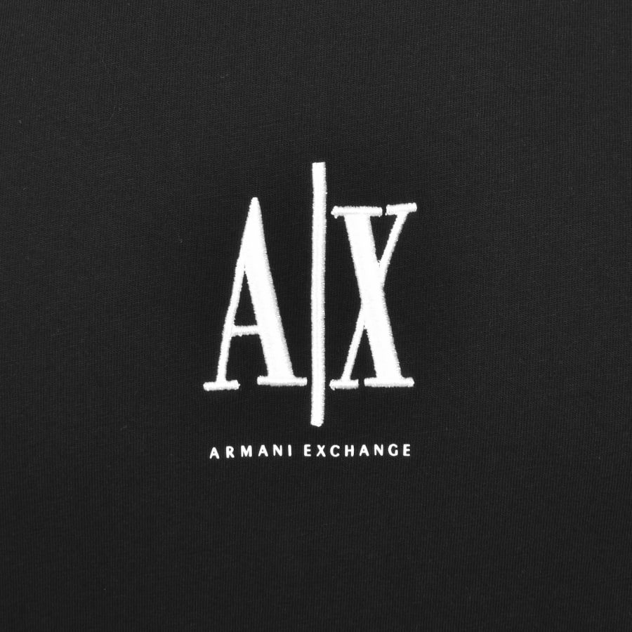 Image number 3 for Armani Exchange Logo T Shirt Black