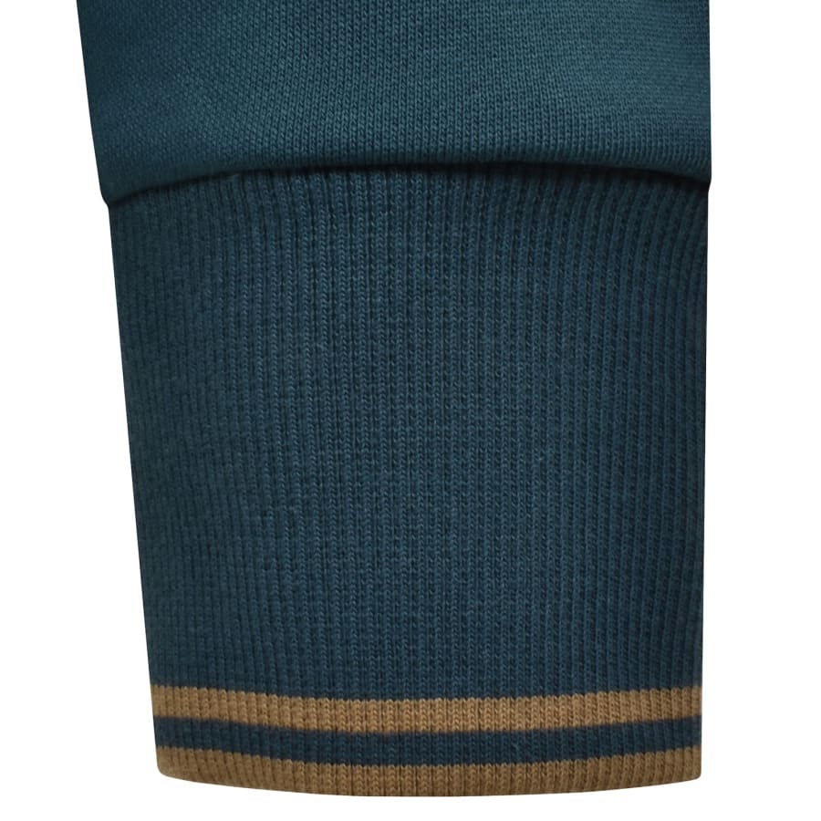 Image number 4 for Fred Perry Crew Neck Sweatshirt Dark Petrol