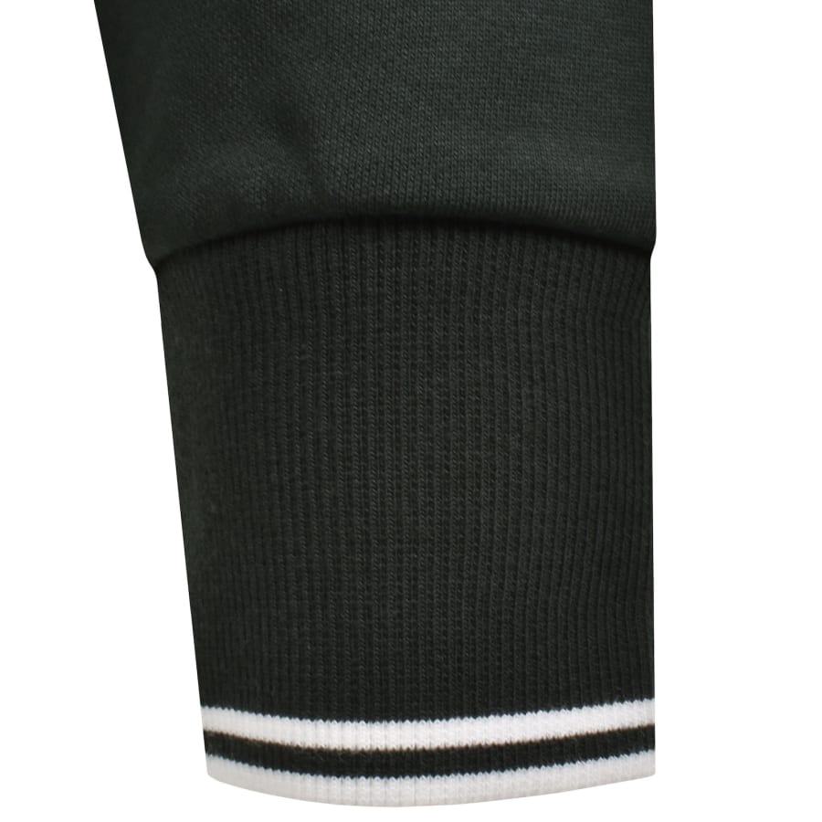Image number 4 for Fred Perry Tipped Hoodie Night Green