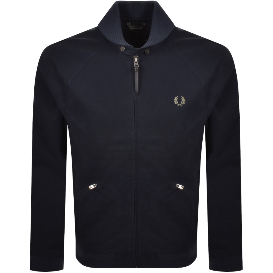Image number 1 for Fred Perry Bomber Jacket Navy