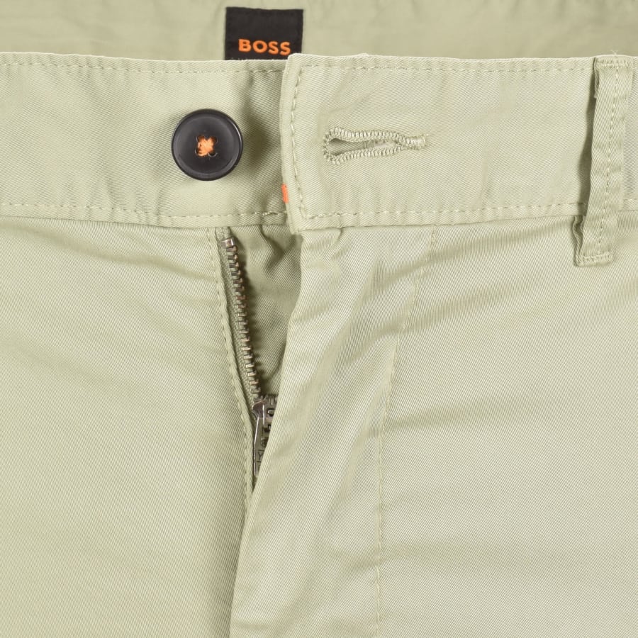 Image number 4 for BOSS Chino Slim Shorts Green
