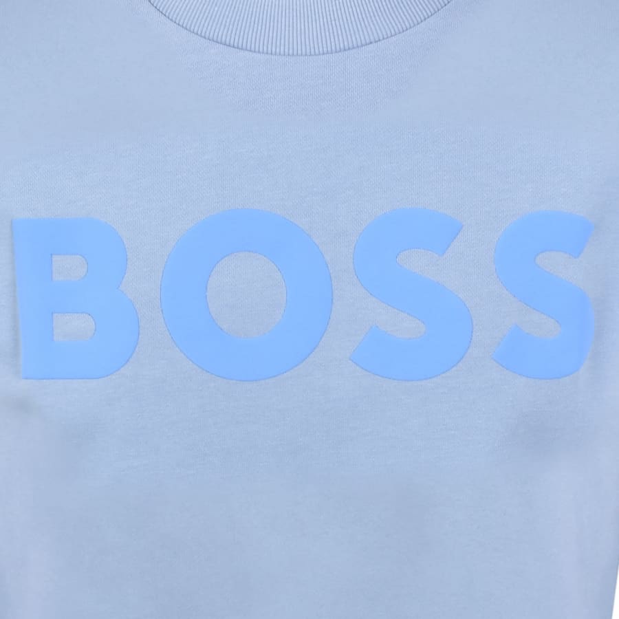 Image number 3 for BOSS We Basic Crew Neck Sweatshirt Blue