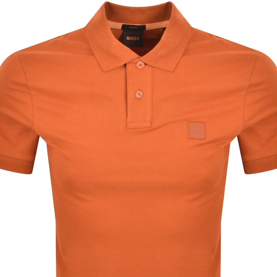 Image number 2 for BOSS Passenger Polo T Shirt Orange