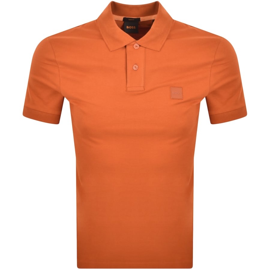 Image number 1 for BOSS Passenger Polo T Shirt Orange