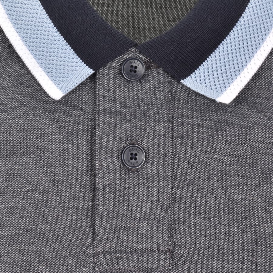 Image number 4 for BOSS Oxford Polo T Shirt Dark Blue