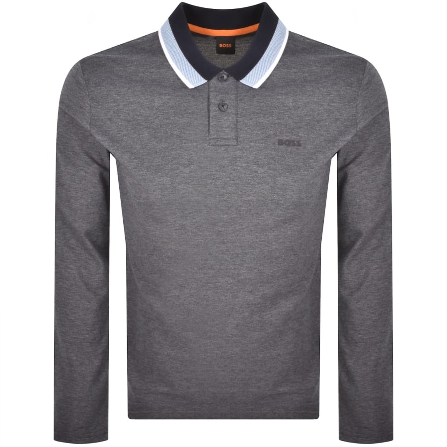 Image number 1 for BOSS Oxford Polo T Shirt Dark Blue