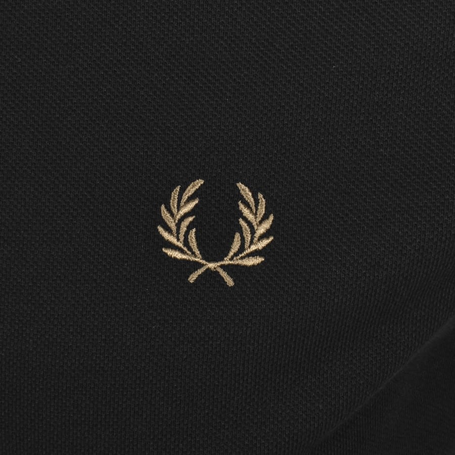 Image number 3 for Fred Perry Twin Tipped Polo T Shirt Black