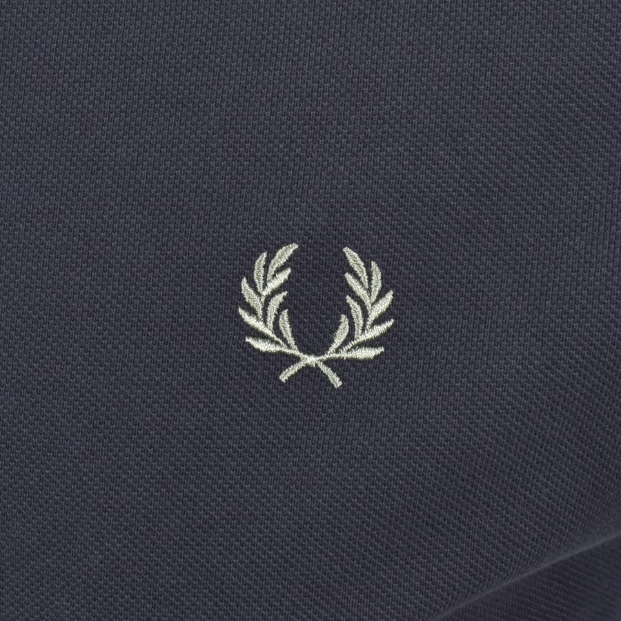Image number 3 for Fred Perry Twin Tipped Polo T Shirt Navy