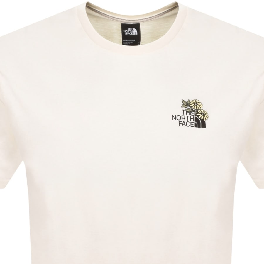 Image number 2 for The North Face U Flower T Shirt Dune White
