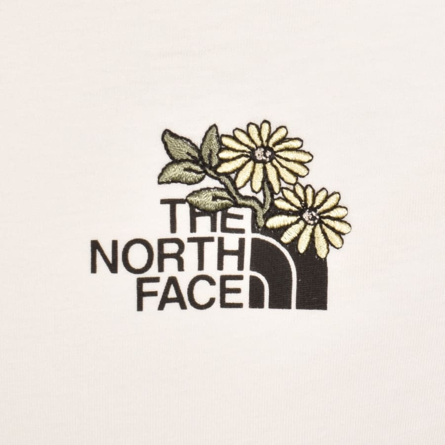 Image number 3 for The North Face U Flower T Shirt Dune White