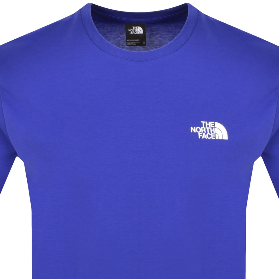 Image number 3 for The North Face SS Box T Shirt Blue