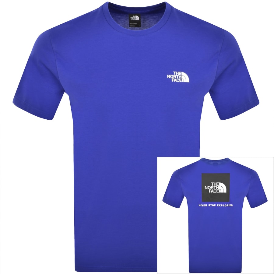 Image number 1 for The North Face SS Box T Shirt Blue