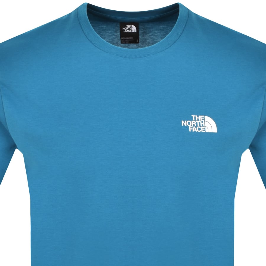 Image number 2 for The North Face Simple Dome T Shirt Blue