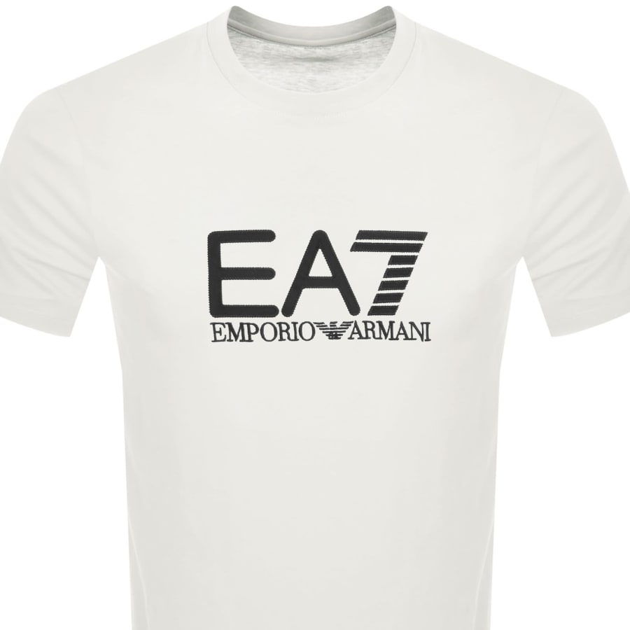 Image number 2 for EA7 Emporio Armani T Shirt Cream