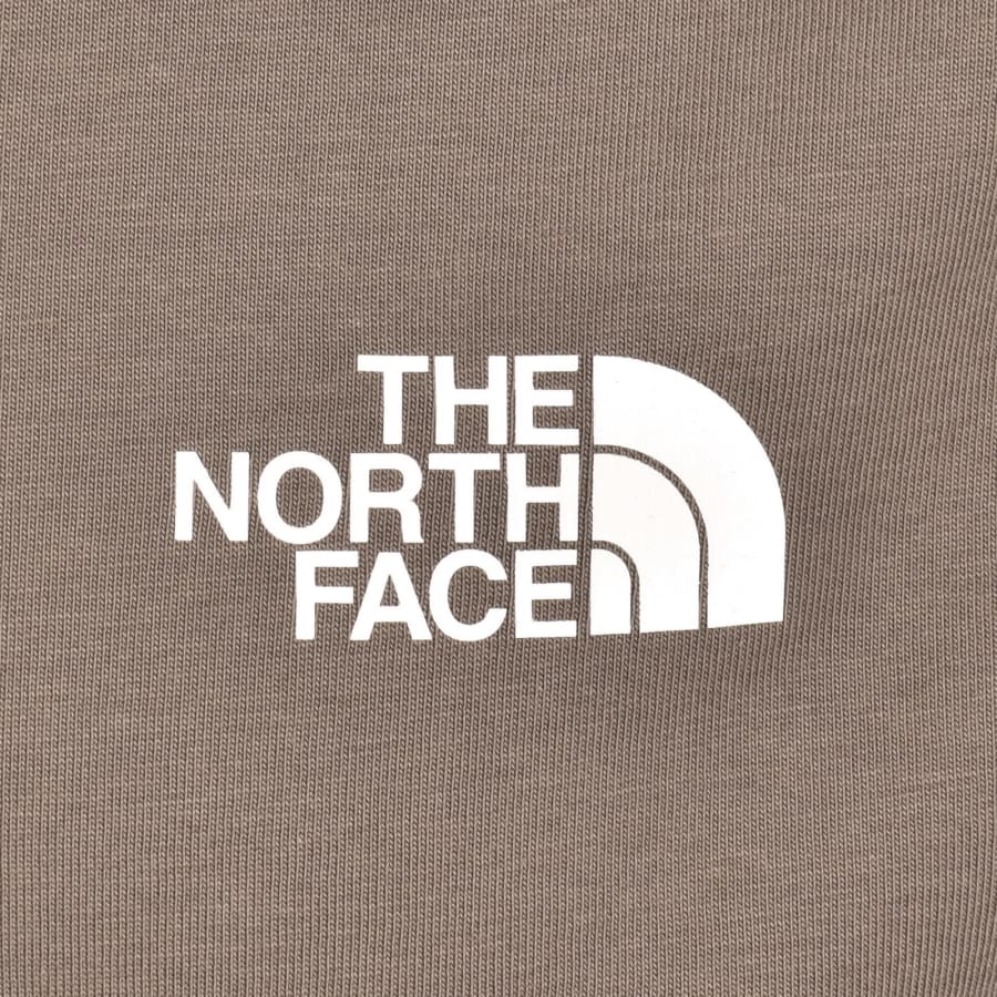 Image number 3 for The North Face Simple Dome T Shirt Brown