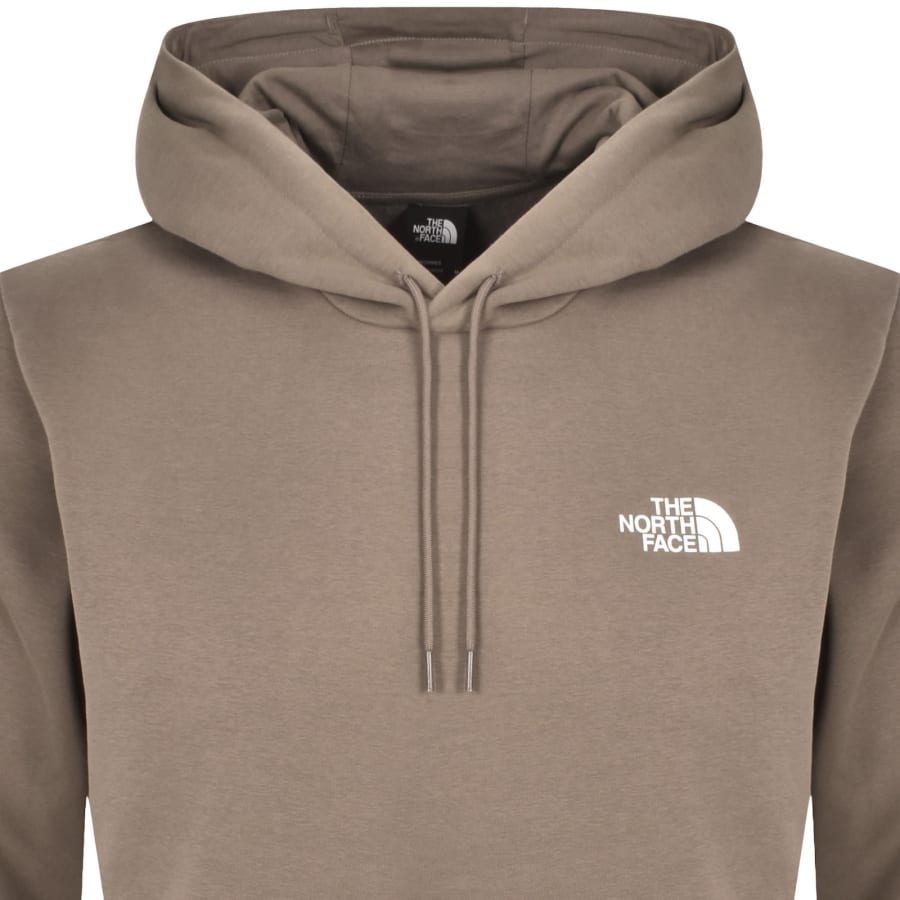Image number 2 for The North Face Simple Dome Hoodie Brown