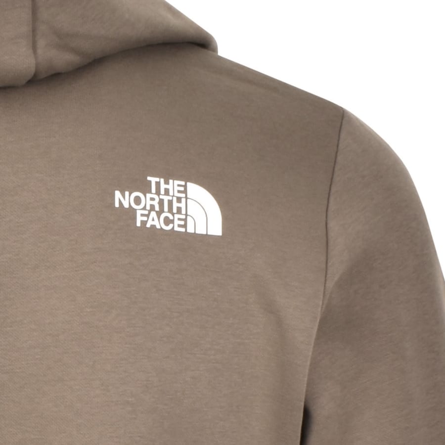 Image number 5 for The North Face Simple Dome Hoodie Brown