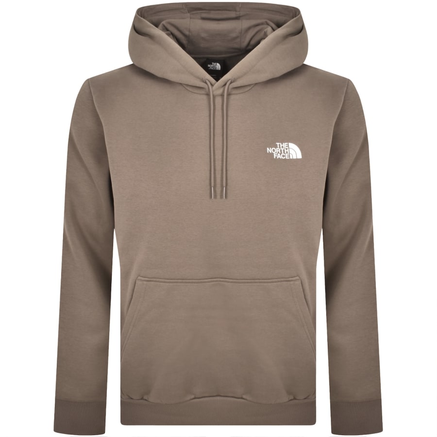 Image number 1 for The North Face Simple Dome Hoodie Brown