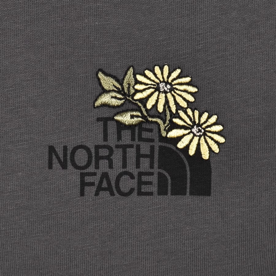 Image number 3 for The North Face U Flower T Shirt Grey