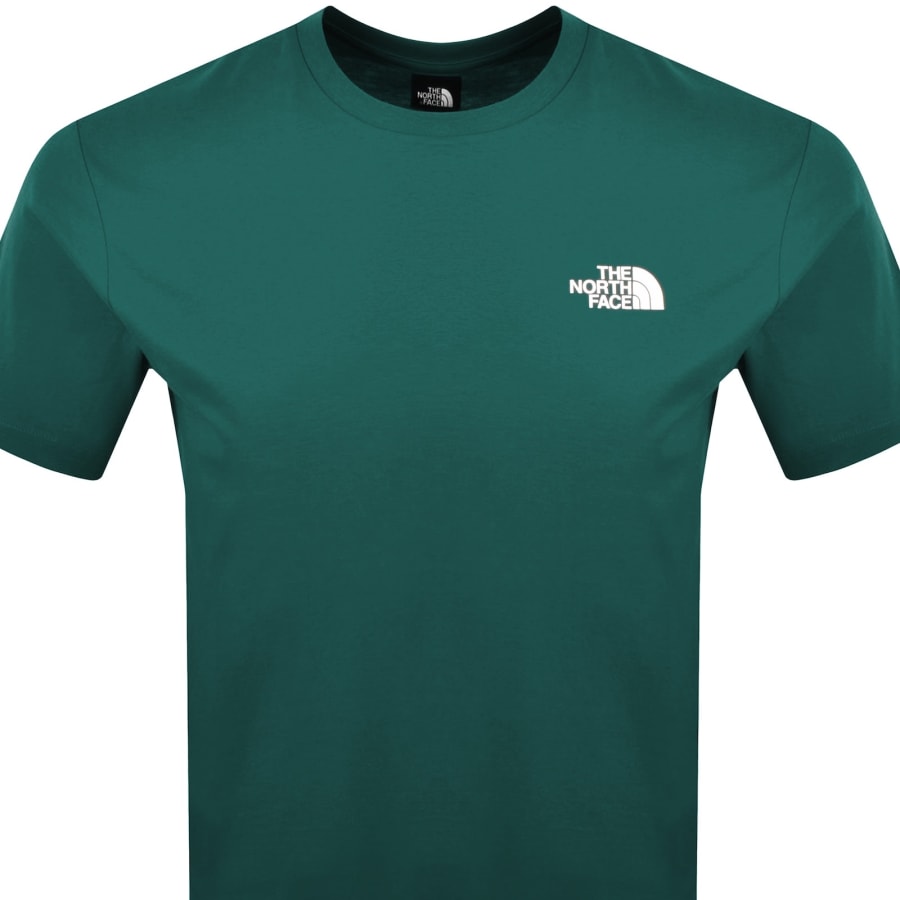 Image number 2 for The North Face SS Box T Shirt Green
