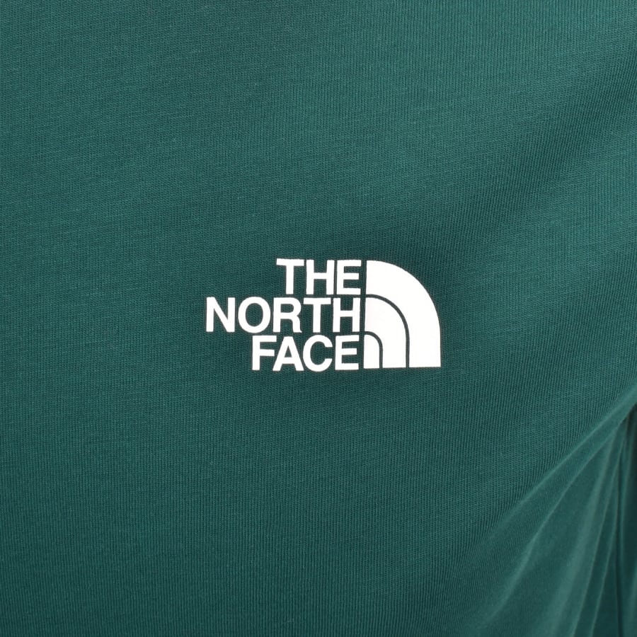 Image number 3 for The North Face SS Box T Shirt Green