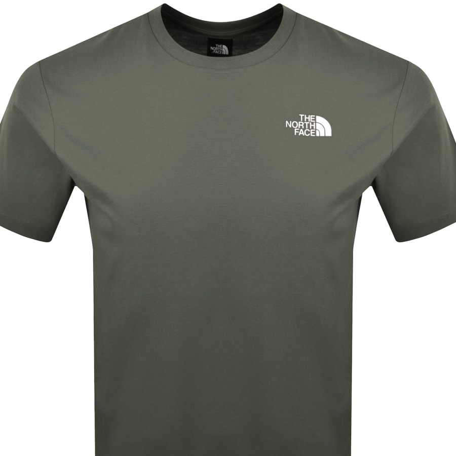 Image number 2 for The North Face SS Box T Shirt Green