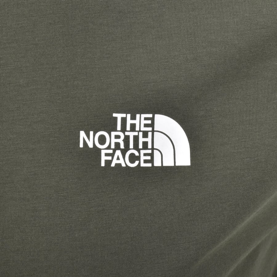 Image number 3 for The North Face SS Box T Shirt Green