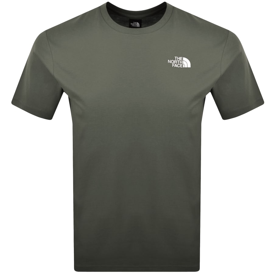 Image number 1 for The North Face SS Box T Shirt Green