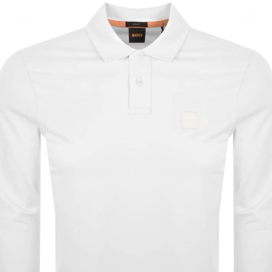 Image number 2 for BOSS Passerby Slim Fit Polo T Shirt White