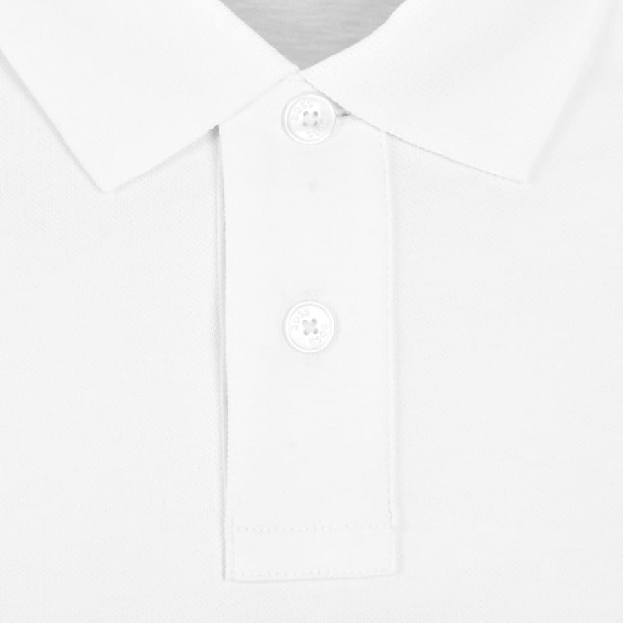 Image number 4 for BOSS Passerby Slim Fit Polo T Shirt White