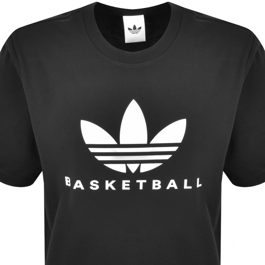 Image number 2 for adidas Originals Basketball T Shirt Black