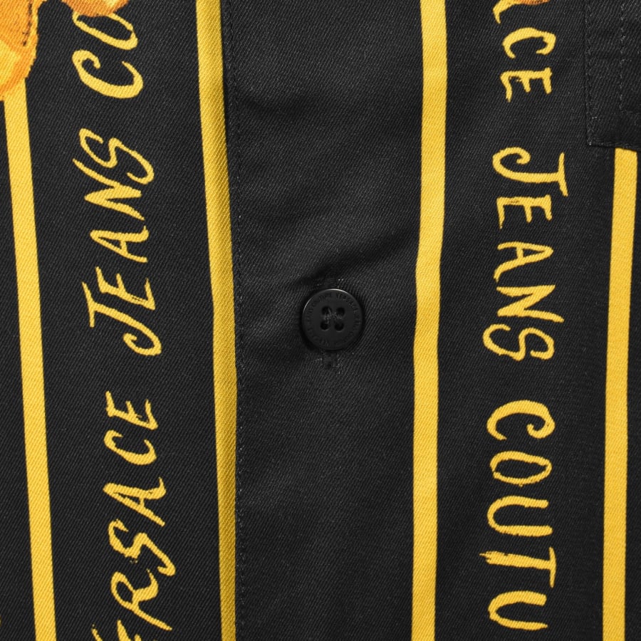 Image number 4 for Versace Jeans Couture All Over Print Shirt Black