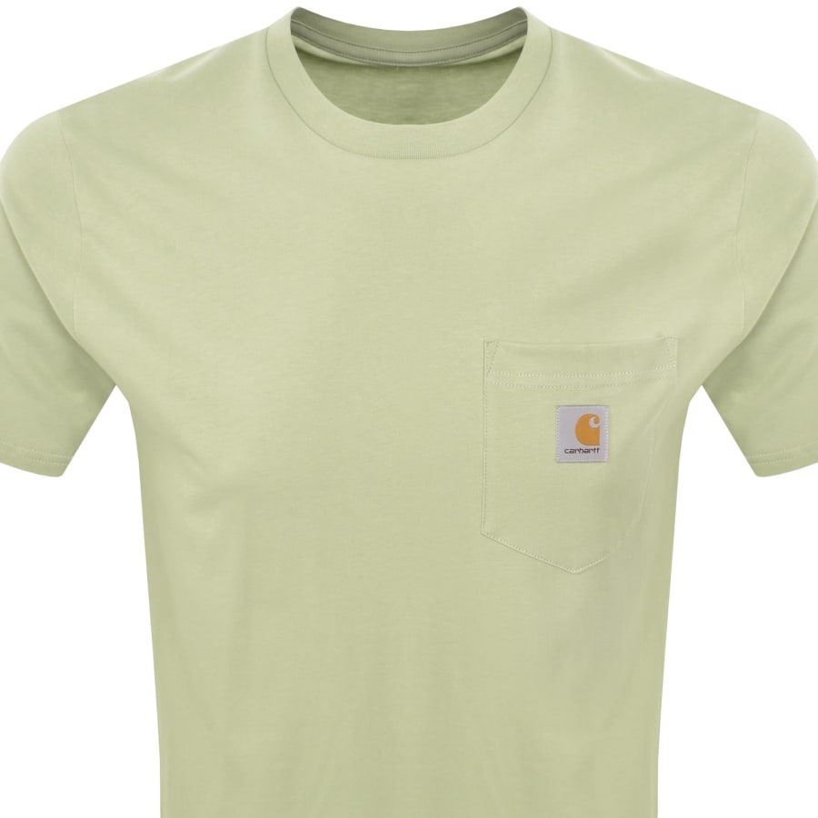 Image number 2 for Carhartt WIP Short Sleeved Pocket T Shirt Green