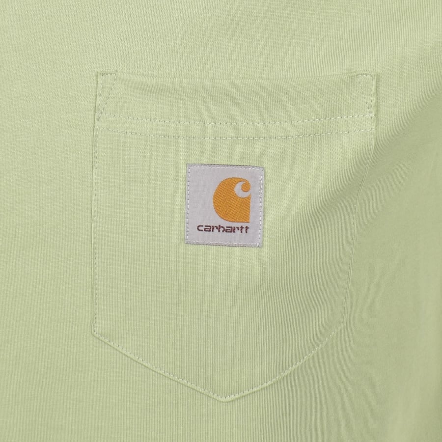 Image number 3 for Carhartt WIP Short Sleeved Pocket T Shirt Green