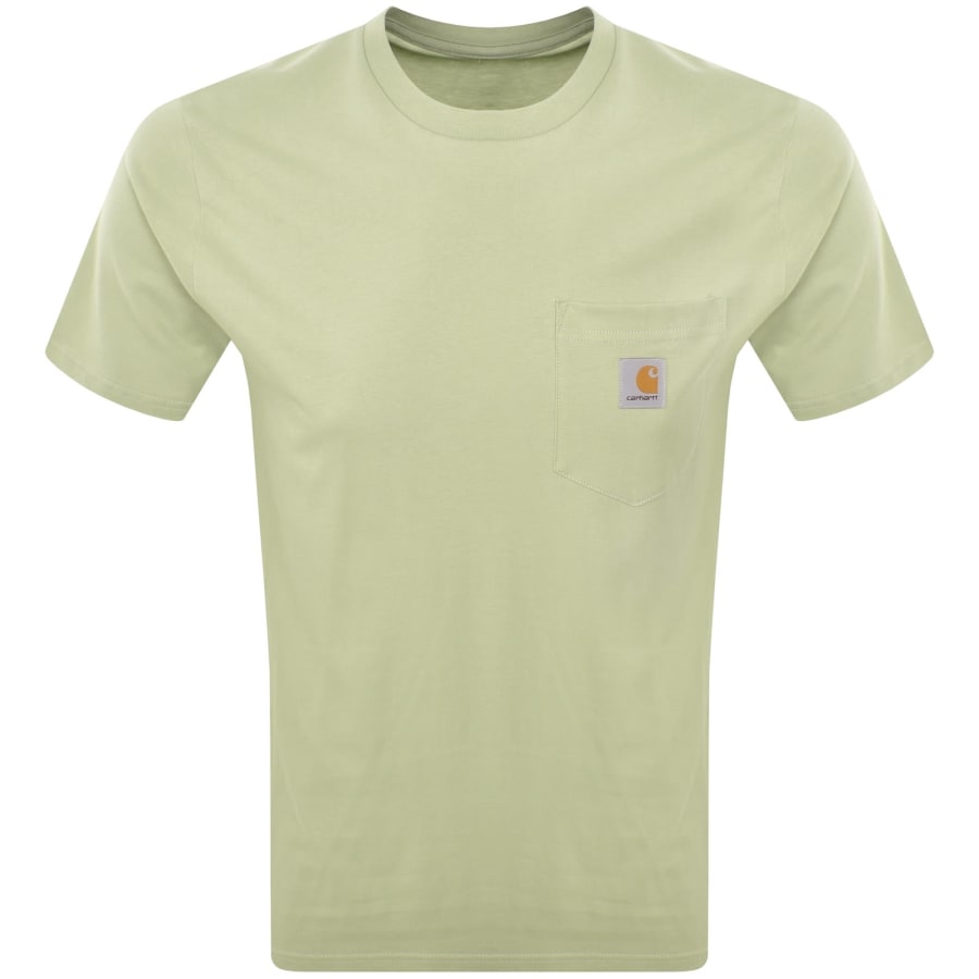 Image number 1 for Carhartt WIP Short Sleeved Pocket T Shirt Green