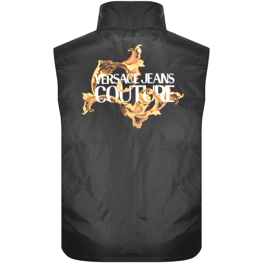 Image number 4 for Versace Jeans Couture Reversible Gilet Black