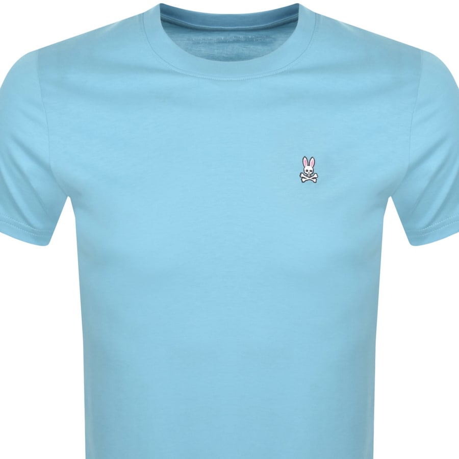 Image number 2 for Psycho Bunny Classic Crew Neck T Shirt Blue