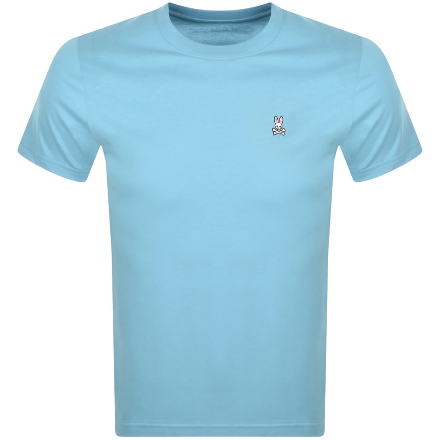 Image number 1 for Psycho Bunny Classic Crew Neck T Shirt Blue