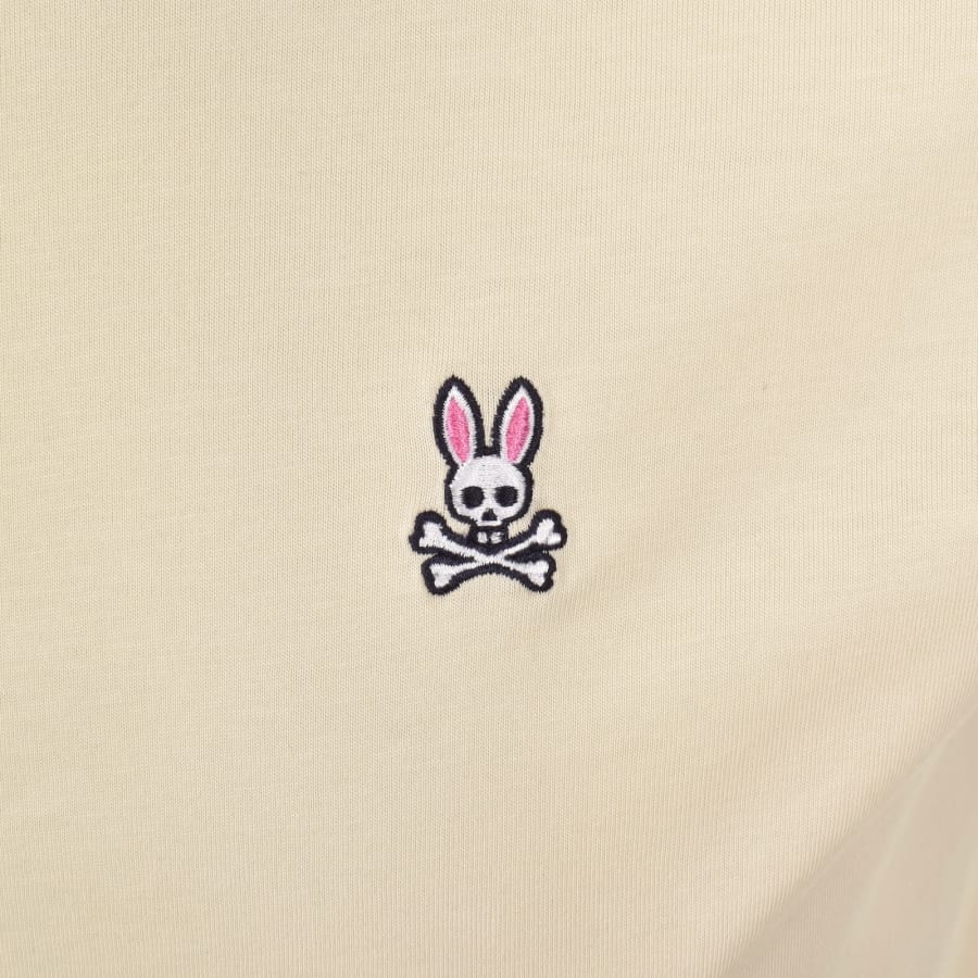Image number 3 for Psycho Bunny Classic Crew Neck T Shirt Cream