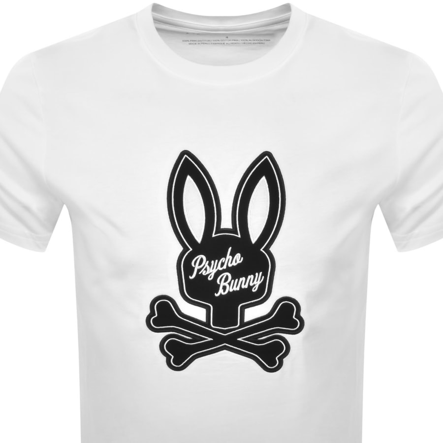 Image number 2 for Psycho Bunny Derek SS T Shirt White