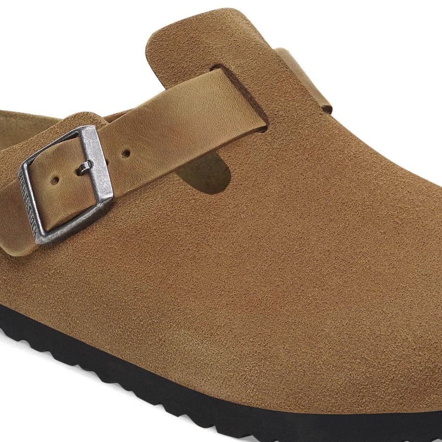 Image number 3 for Birkenstock Boston BS Mules Cognac